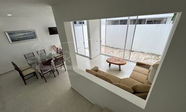 Linda amueblada y economica casa en renta en Puerto Morelos