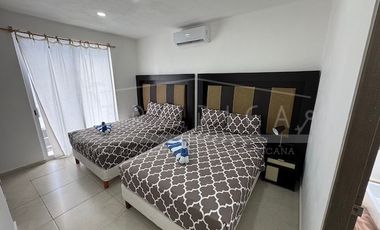 Linda amueblada y economica casa en renta en Puerto Morelos