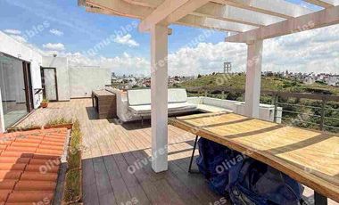 PENT HOUSE EN TOSCANA; CERCA DE SONATA EN LOMAS DE ANGELOPOLIS; PUEBLA.