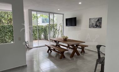 Linda casa en renta amueblada en Puerto Morelos Aldea Kiin