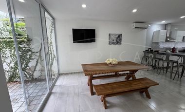 Linda casa en renta amueblada en Puerto Morelos Aldea Kiin