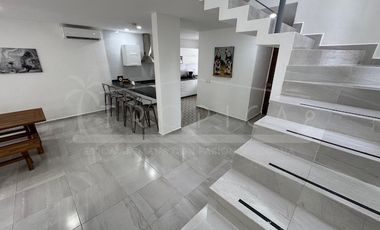 Linda casa en renta amueblada en Puerto Morelos Aldea Kiin