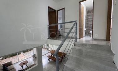 Linda casa en renta amueblada en Puerto Morelos Aldea Kiin