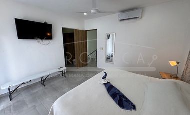 Linda casa en renta amueblada en Puerto Morelos Aldea Kiin