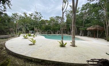 Linda casa en renta amueblada en Puerto Morelos Aldea Kiin