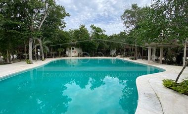 Linda casa en renta amueblada en Puerto Morelos Aldea Kiin