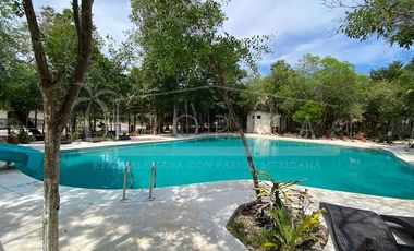 Linda casa en renta amueblada en Puerto Morelos Aldea Kiin