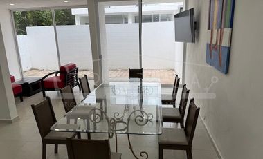 Moderna casa amueblada en Renta en Aldea Kiin, Puerto Morelos