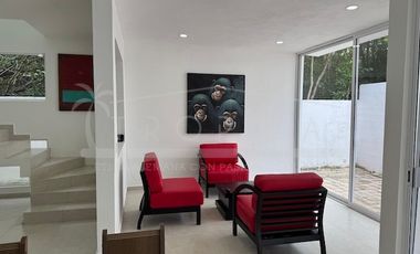 Moderna casa amueblada en Renta en Aldea Kiin, Puerto Morelos