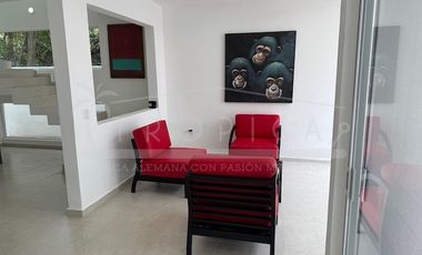 Moderna casa amueblada en Renta en Aldea Kiin, Puerto Morelos