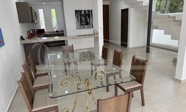 Moderna casa amueblada en Renta en Aldea Kiin, Puerto Morelos