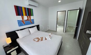 Moderna casa amueblada en Renta en Aldea Kiin, Puerto Morelos