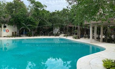 Moderna casa amueblada en Renta en Aldea Kiin, Puerto Morelos