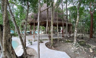 Linda casa amueblada y con jacuzzi en renta en Aldea Kiin, Puerto Morelos