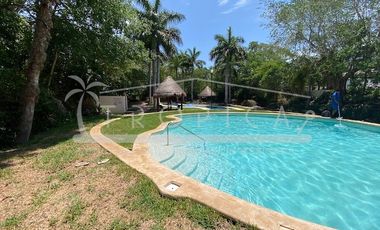 Linda casa amueblada y con jacuzzi en renta en Aldea Kiin, Puerto Morelos