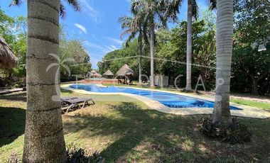 Linda casa amueblada y con jacuzzi en renta en Aldea Kiin, Puerto Morelos