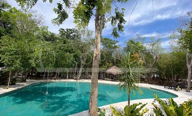 Linda casa amueblada y con jacuzzi en renta en Aldea Kiin, Puerto Morelos