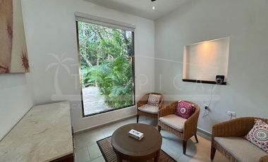 Linda casa amueblada y con jacuzzi en renta en Aldea Kiin, Puerto Morelos