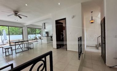 Linda casa amueblada y con jacuzzi en renta en Aldea Kiin, Puerto Morelos