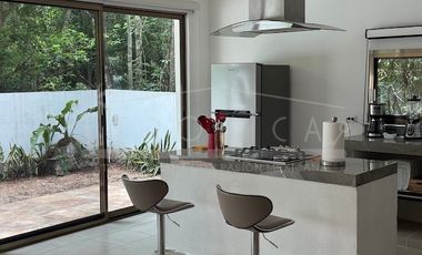 Linda casa amueblada y con jacuzzi en renta en Aldea Kiin, Puerto Morelos