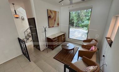 Linda casa amueblada y con jacuzzi en renta en Aldea Kiin, Puerto Morelos