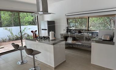 Linda casa amueblada y con jacuzzi en renta en Aldea Kiin, Puerto Morelos