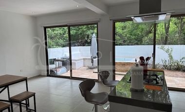 Linda casa amueblada y con jacuzzi en renta en Aldea Kiin, Puerto Morelos