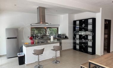 Linda casa amueblada y con jacuzzi en renta en Aldea Kiin, Puerto Morelos