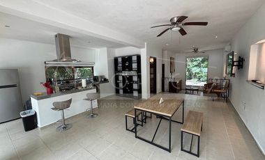 Linda casa amueblada y con jacuzzi en renta en Aldea Kiin, Puerto Morelos