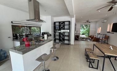 Linda casa amueblada y con jacuzzi en renta en Aldea Kiin, Puerto Morelos