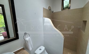 Linda casa amueblada y con jacuzzi en renta en Aldea Kiin, Puerto Morelos