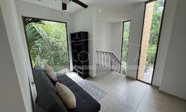 Linda casa amueblada y con jacuzzi en renta en Aldea Kiin, Puerto Morelos