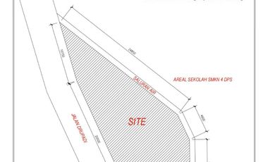 Freehold - Land in premium area Renon Drupadi, Denpasar Timur, Bali