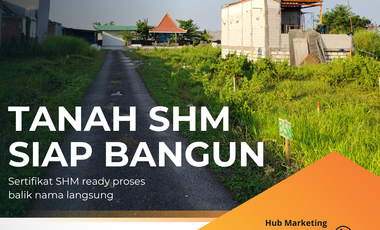 TANAH SIAP BANGUN SIDOARJO SHM READY