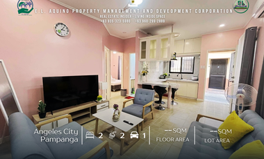 FOR RENT - Fully Furnished 2 Bedroom House Apartment in a Secured Subdivision in Malabanias Angeles City Pampanga