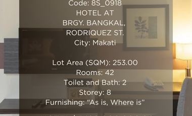 For Sale Hotel in Makati City