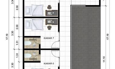 Kost Eksklusif 2 Lantai Jl.Kaliurang KM.8 Jogja  9 KT 9 KM Dalam 2 Kilomer Ke Kampus UII