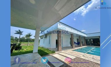GRAN CASA CAMPESTRE VIA PUERTO LOPEZ