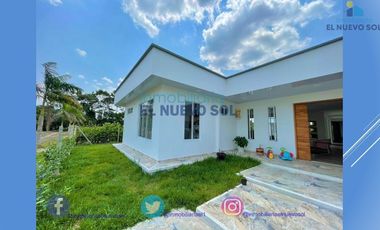 GRAN CASA CAMPESTRE VIA PUERTO LOPEZ