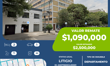 Departamento en venta en Roma Sur, Cuauhtémoc