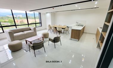 Apartamento NUEVO en Cañaveral Country Woods Marval Piso 15 con 3 Habitaciones, 2 Baños, 1 Estudio, 3 Closets, 2 Balcones, 1 Parqueadero cubierto 72 m