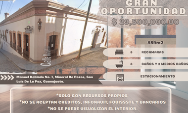 Hotel en venta en Guanajuato, Gran Ooprtunidad!