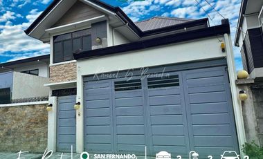 Semi-Furnished 3-Bedroom House for Rent located in San Fernando, Pampanga