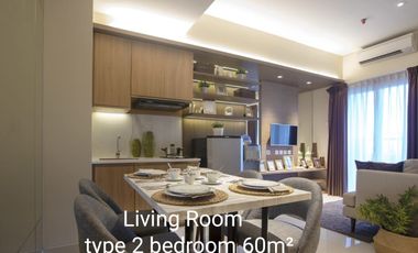 Roseville Soho & Suite BSD Apartment for Rent – ​​2 BR Exclusive New Affordable Fully Furnished Electronics