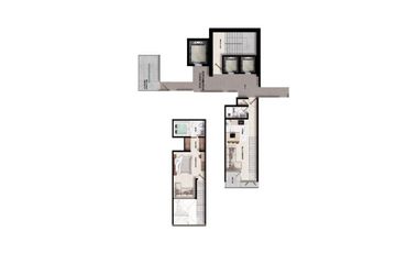 APARTAESTUDIO TURÍSTICO 1104 DOBLE ALTURA