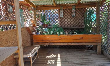 Leon Propiedades arrienda cabaña en sector Cuyuncacvi, Curacaví.