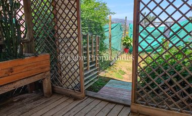 Leon Propiedades arrienda cabaña en sector Cuyuncacvi, Curacaví.