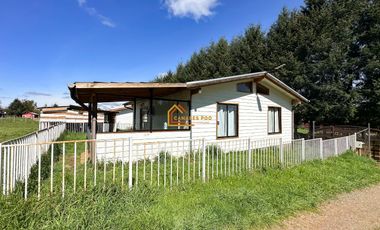 Parcela con una casa y dos cabañas en sector Lliu Lliu, camino a Huiscapi comuna de Loncoche.