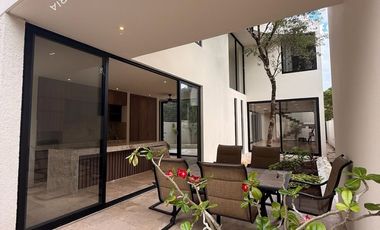 Casa en renta en residencial privado con amenidades