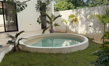 Casa en renta en residencial privado con amenidades